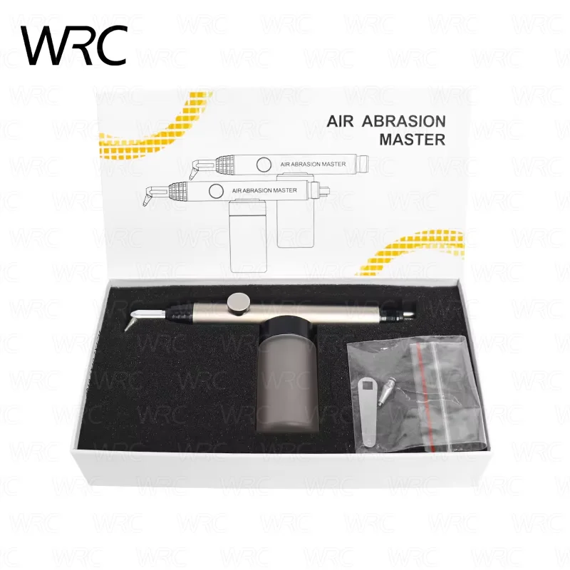 Dental Aluminum Oxide Sandblasting System Air Operated Extraoral Sandblaster Dental Bonding Treatment 360° Rotatable Nozzle