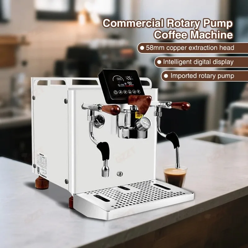 9Bar Rotary Pump Multi-boiler PID CMSM3000 Professional Espresso Coffee Machine Control Adj Multi-parameters Coffee Maker