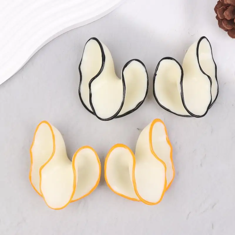 Geometric Shape Conch Stud Earrings For Women Europe America Personality Exaggerated Girls Travel Jewelry
