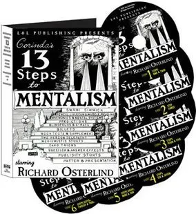 Richard Osterlind-13 Steps To Mentalism 6set ,Magic tricks