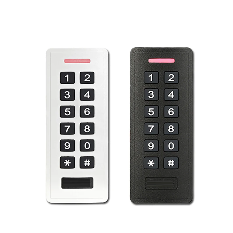 Waterproof Standalone Access Control gate opener fingerprint door keypad white RFID Reader of ABS