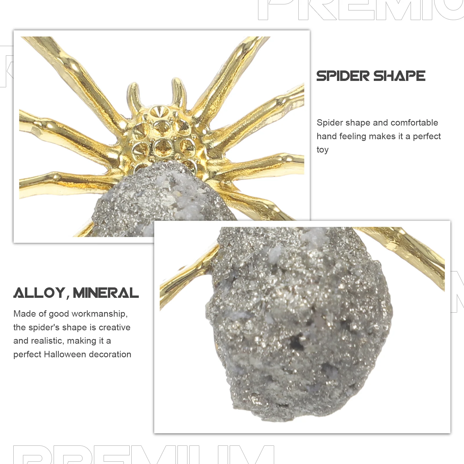 

Decorations Spider Props Halloween Outdoor Cute Ornament Simulated Realistic Fake Spiders