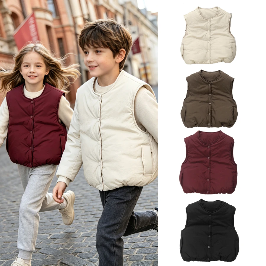 Kamizelka z okrągłym dekoltem – Padded Vest Gilet recenzja i cena