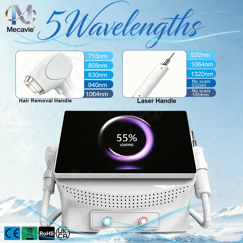 Professional Ice Point Diode Laser Hair Removal Machine FAC Fast Axis Collimation Technology Multifunctional Picosecond Laser