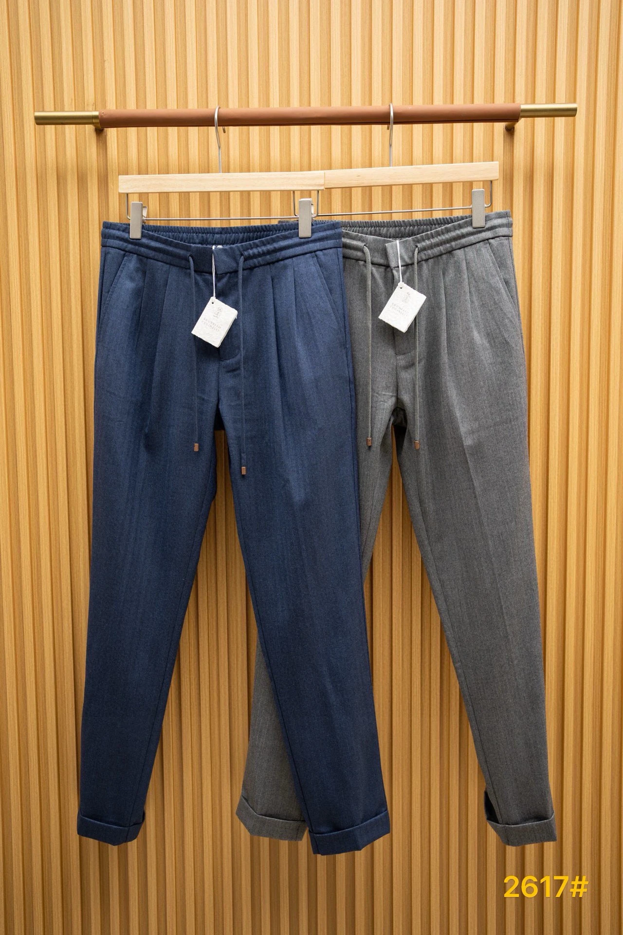 BC Italian old money style classic summer cool skin-friendly fabric light business versatile casual pants