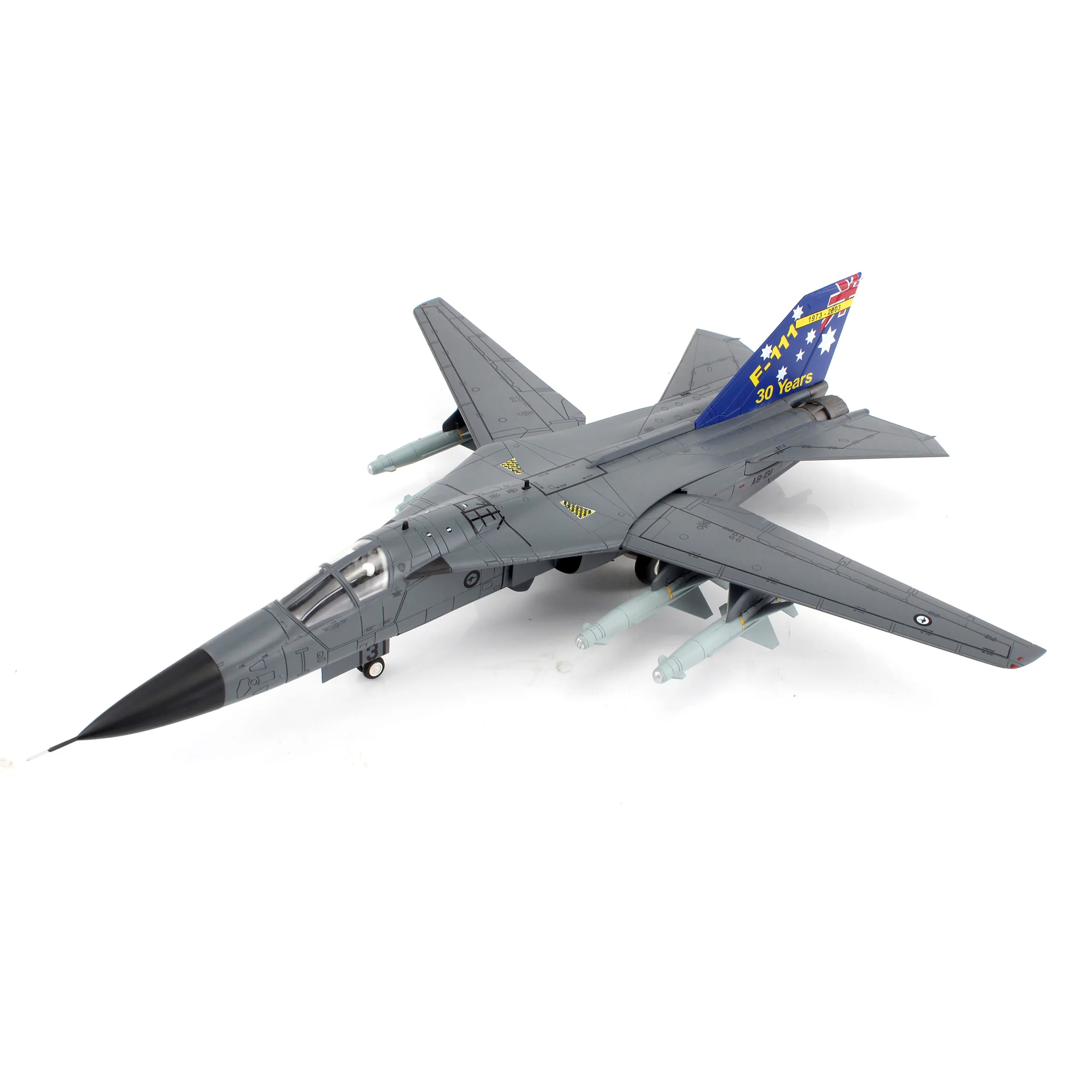

1:72 HA3033 F-111C Модель истребителя свиньи RAAF 1973-2003 Модель готового продукта из австралийского сплава