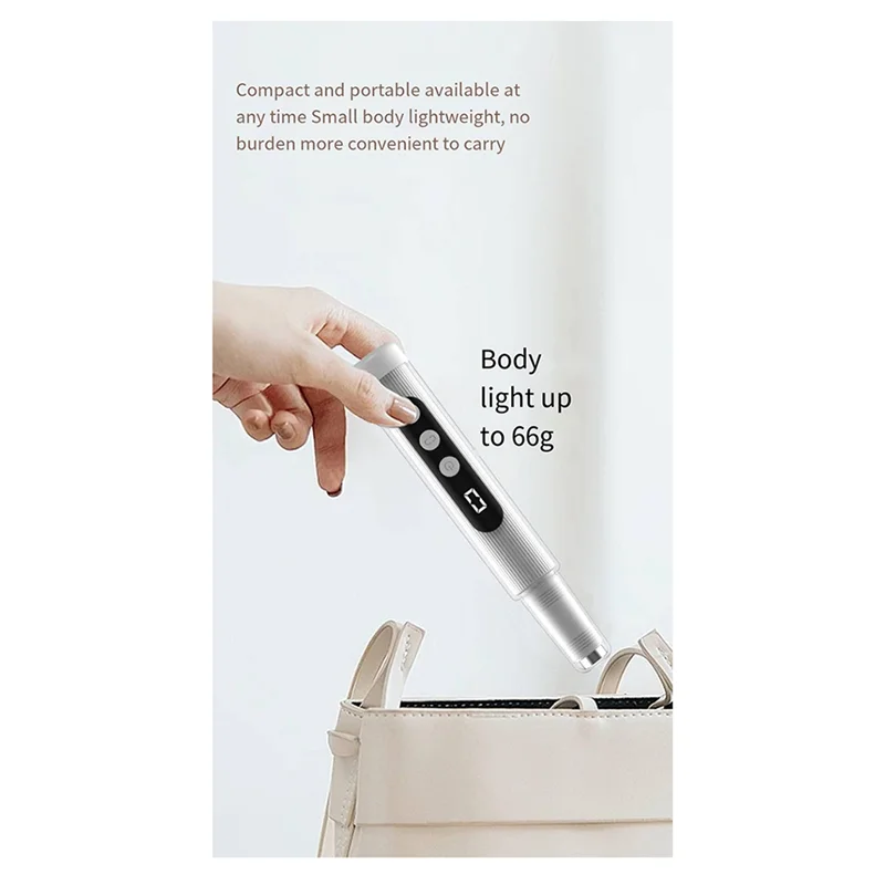 A05G-New HX-15 مصباح شواء متعدد الوظائف ملمع أظافر 9 سرعات إلى الأمام والخلف التبديل 18000 دورة في الدقيقة أداة الأظافر