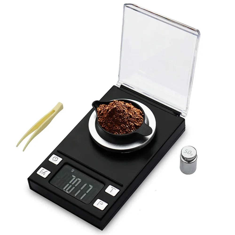 Pocket Scales Electronic Precision Scales 0.001 LCD Digital Jewelry Medicinal Herbs Lab Weight Milligram Scale 20g