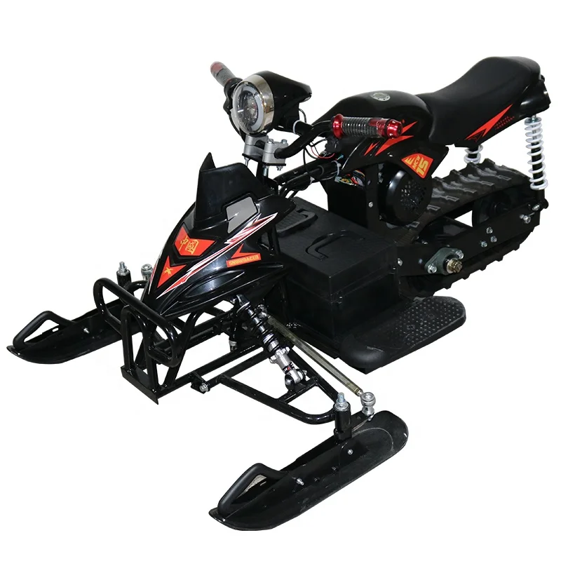 Scenic Special Snow Ski Motorcycle Outdoor Four-Wheeled Tracked Snowmobiles Sled Cross Country Ski Vehicle