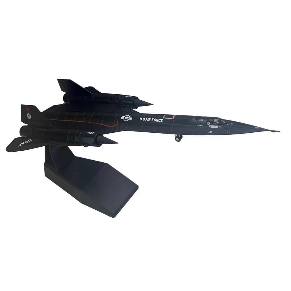 Échelle 1/144 US Lockheed SR71 SR-71 Blackbird 17972 Avion En Métal Moulé Sous Pression Avion Ornement Modèle Garçon Anniversaire Jouet Cadeau