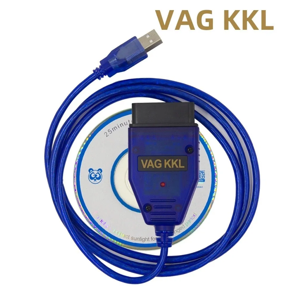 KKL VAG-COM для 409.1 CH30 Инструмент для сканера чипов OBD2 Диагностические кабели с USB-интерфейсом Автоматический сканер для мультибрендовых автомобилей Новейшие