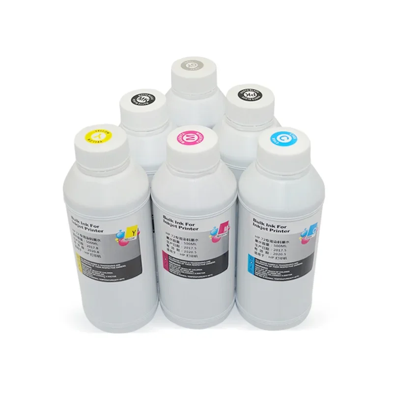 Dye ink for HP72 compatible for HP T610 T620 T770 T790 T795 T1100 T1100S T1100mfp T1120ps T1 120hd T1120sd T1200hd T1300 T2300