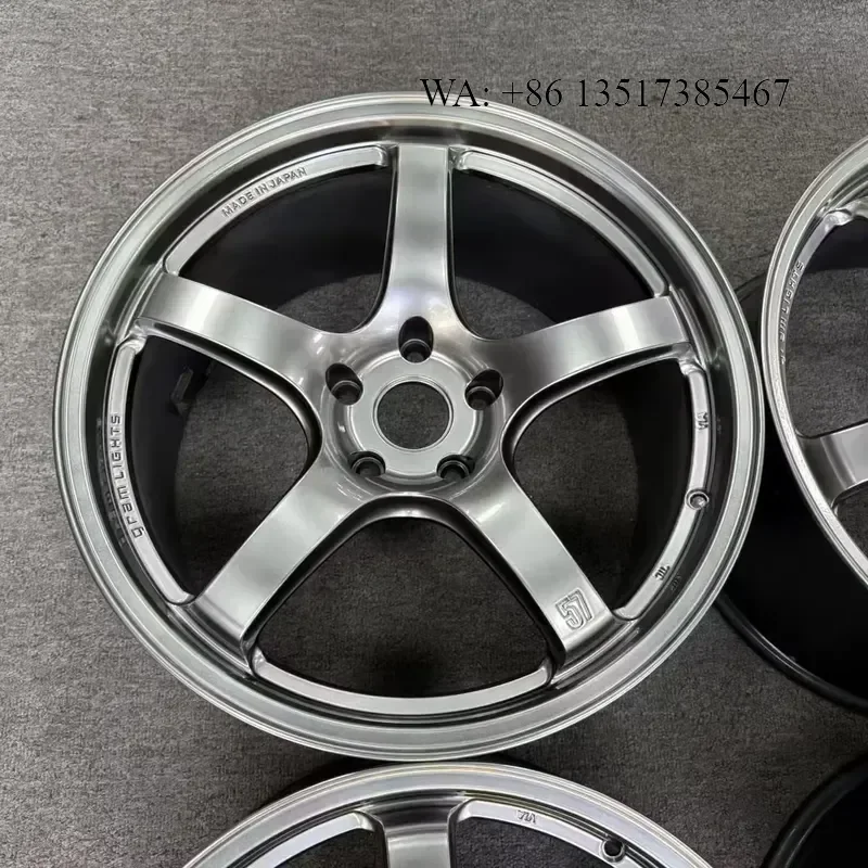 LZT-584 57CR Alloy Rims Five Spoke Machined Lip Forged Wheels for Civic Supra GTR WRX Modification