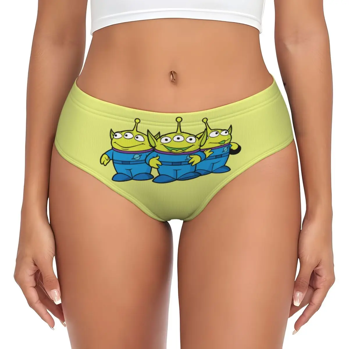 

Custom Toy Story Aliens Brief Panties Womens Comfort Anime Manga Underwear