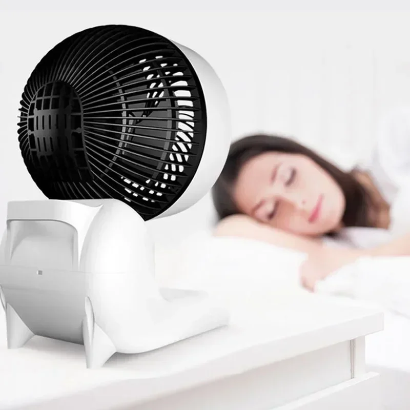 ครัวเรือน 220v Turbo พัดลมไฟฟ้าพัดลมหมุนเวียนอากาศในครัวเรือนเงียบเครื่องปรับอากาศ Air Convection ระบายอากาศพัดลมตั้งโต๊ะ T