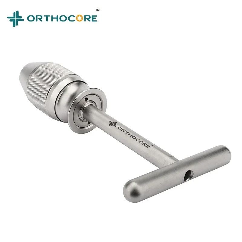 AO Self- Locking Pin Chuck T Handle  Surgical Instruments