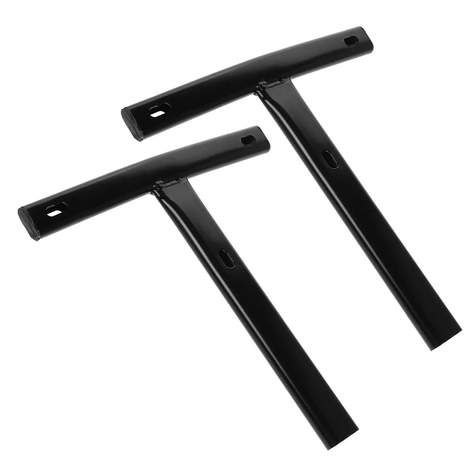 2Pcs T Shaped Chair Back Support Rod Black Reinforced Replacement Parts for Office Gaming Swivel Recliner Chair Stability