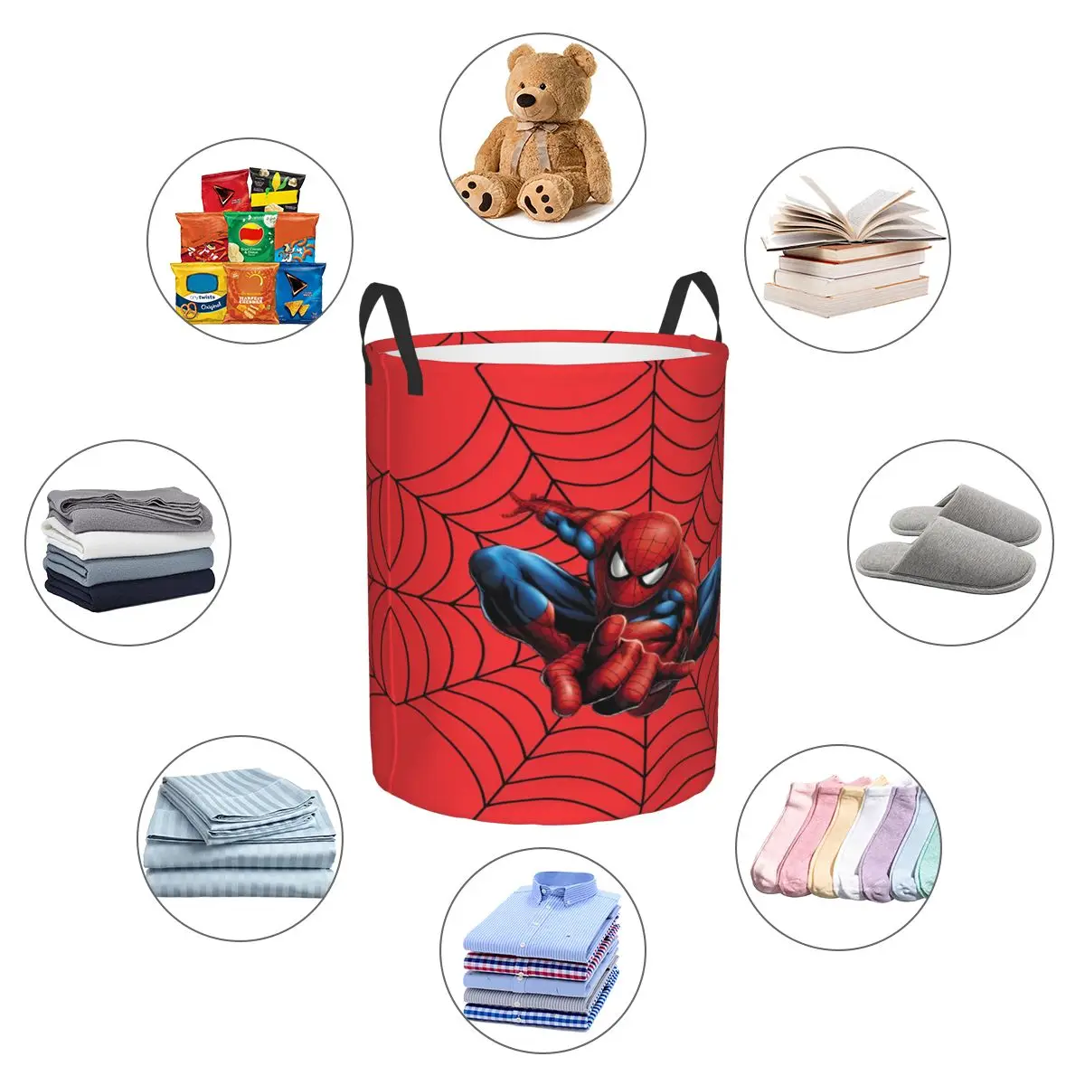 Spider Man Blanket Storage Basket Box Organizer Bins for PlayRoom