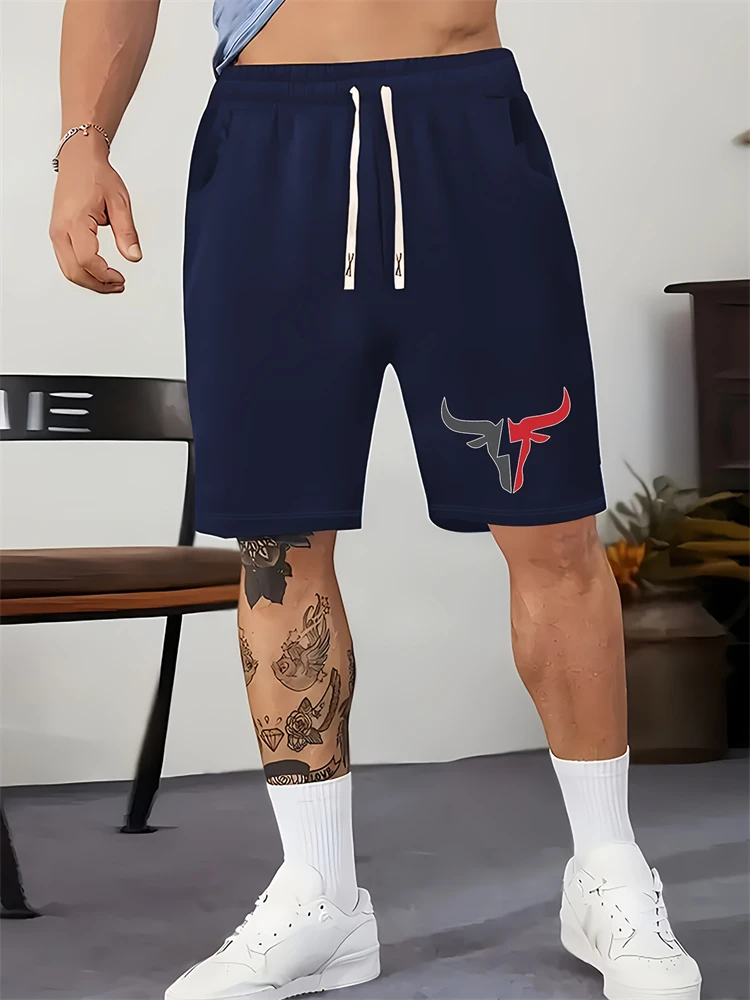 الرجال الربيع/الصيف السراويل الرياضية رياضة القلنسوة نمط عارضة السراويل الرياضية تشغيل مريحة فضفاضة تنفس 5/10 السراويل