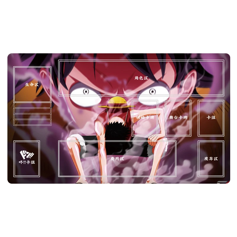 600X350X2Mm New Cartoon Opcg Zoro Chopper Luffy Board Game Card Battle Table Mat Opcg Table Mat Mouse Pad Anime Cards Gift Toy