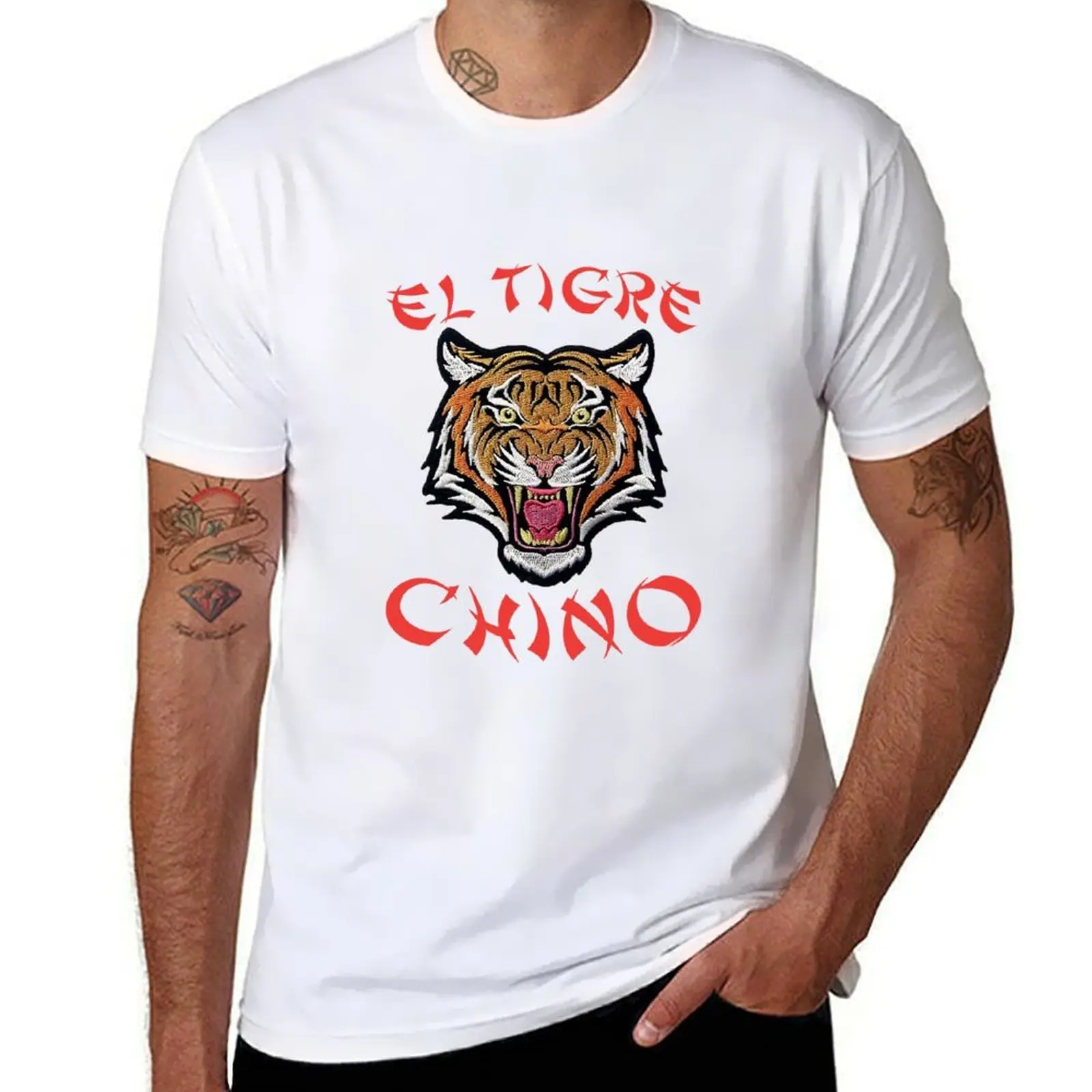 

El Tigre Chino - Seor Chang Community T-Shirt man tshirt t shirt custom print T-Shirt
