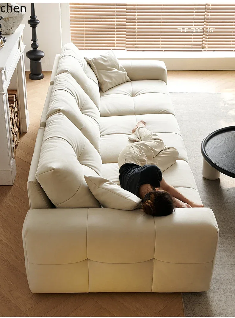 TQH-c13  Matte Fabric Sofa Tofu Block Movable Toast Pixel Sofa