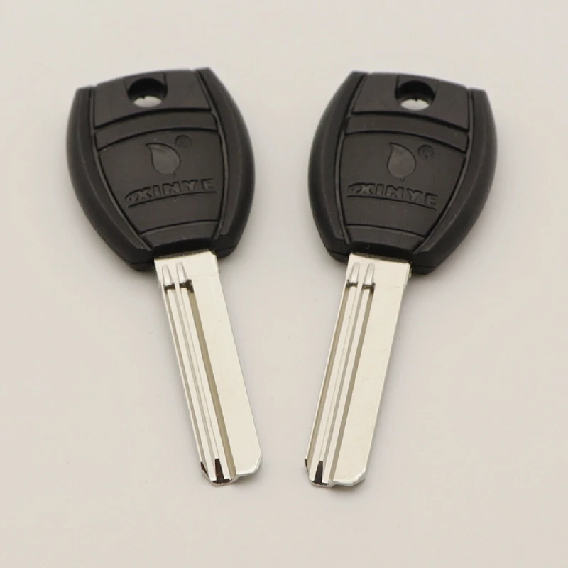5Pcs/Lot  Black AB Dual Groove Key Blanks Colorful Plastic Handle Household Door Lock Uncut Keys  Locksmith Supplies