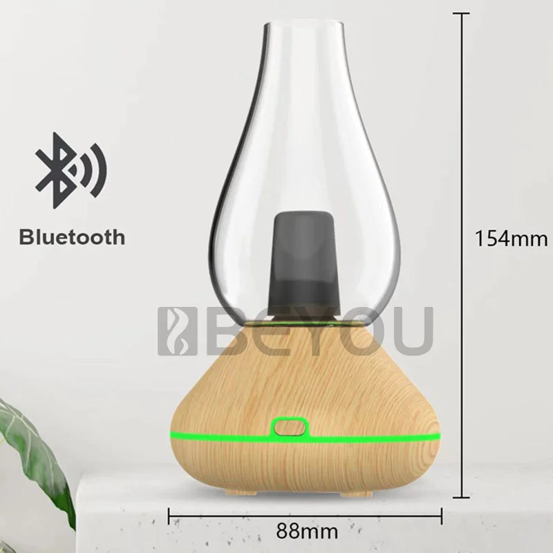 Recharging Wax Oil Atomizer Home Party Ornaments Bluetooth Control LED Lighting Decorations