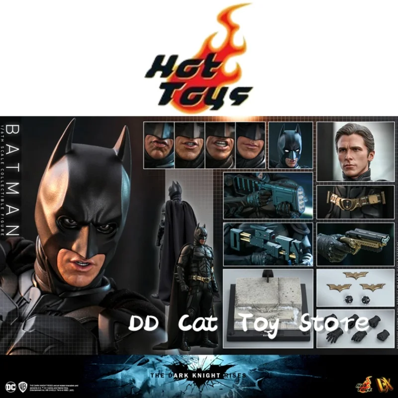 Genuine Hottoys Ht Dark Knight Bell Edition Dx19 Batman 3.0 Bat Mms591 Bat Motorcycle Action Figure Model Toys Birthday Gifts