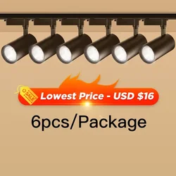 Set Spot Led Track Light 220V Plafond Spot Licht Wandlampen 12/20/30/40W Voor Thuis Keuken Winkel Streep Verlichting Spotlight Rail
