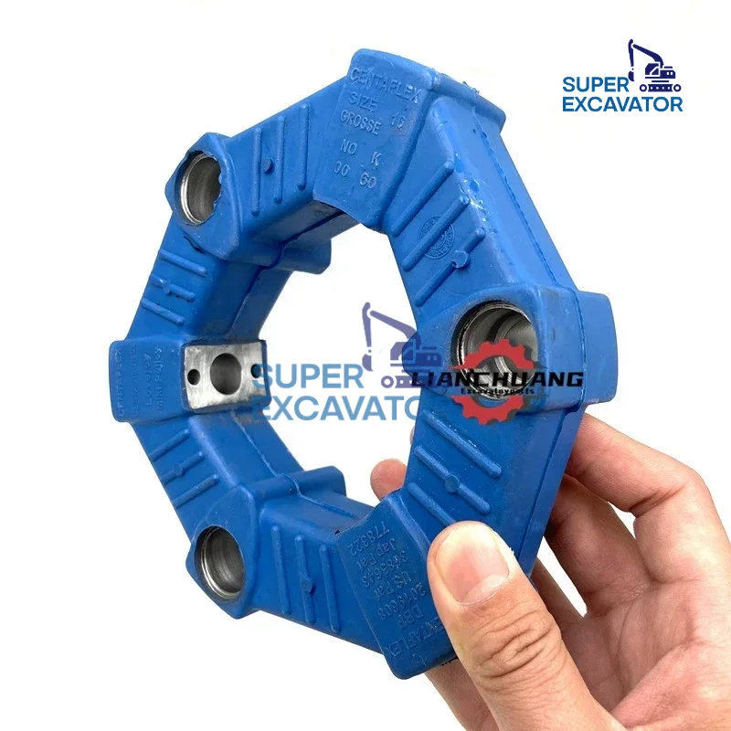 For Komatsu PC20/30/35/38/40 Bonding resin hydraulic pump coupling 8AS/16AS Excavator accessories