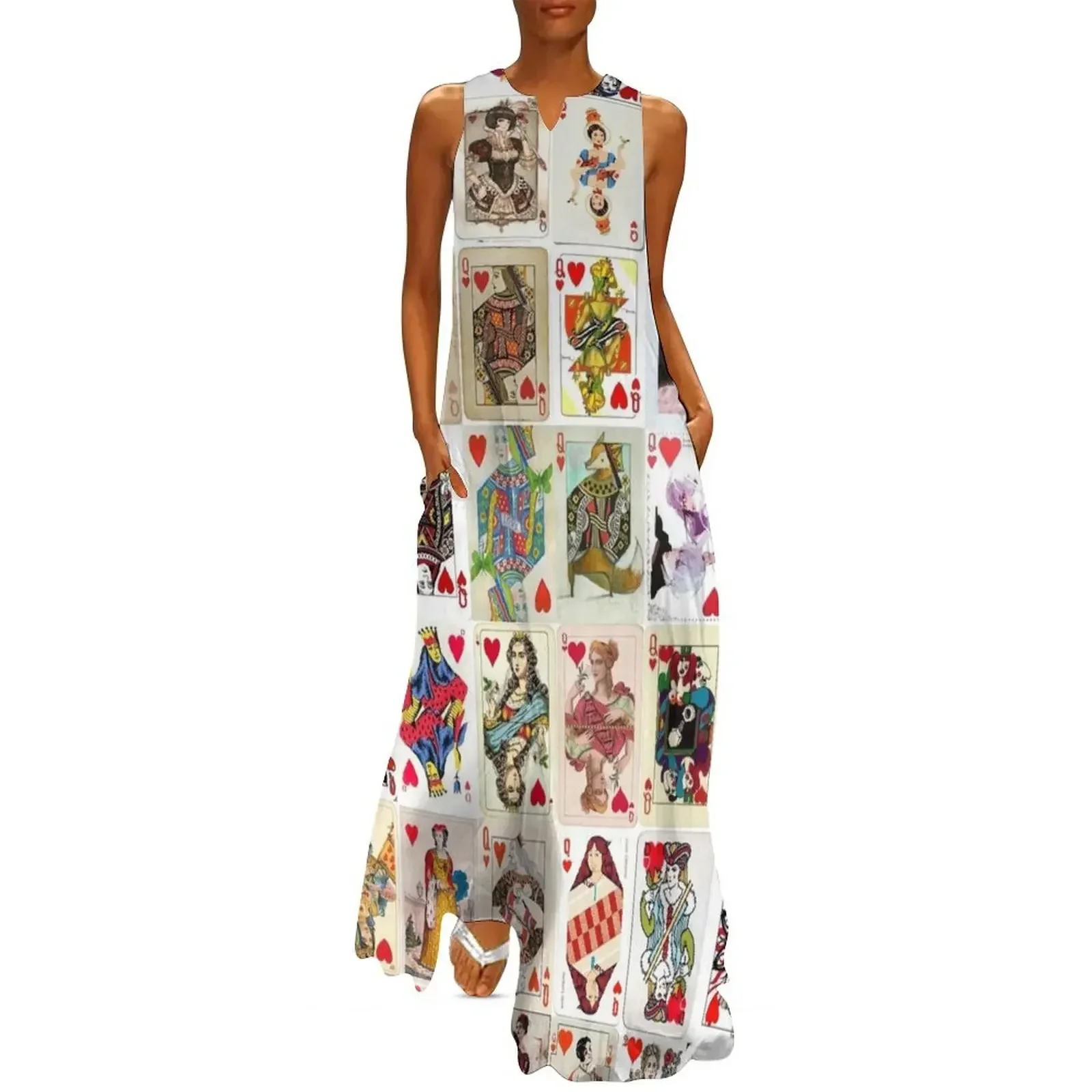 

Queen of Hearts Long Dress Long veiled dresses women's clothing summer 2025 novelties women formal occasion dresses Dress