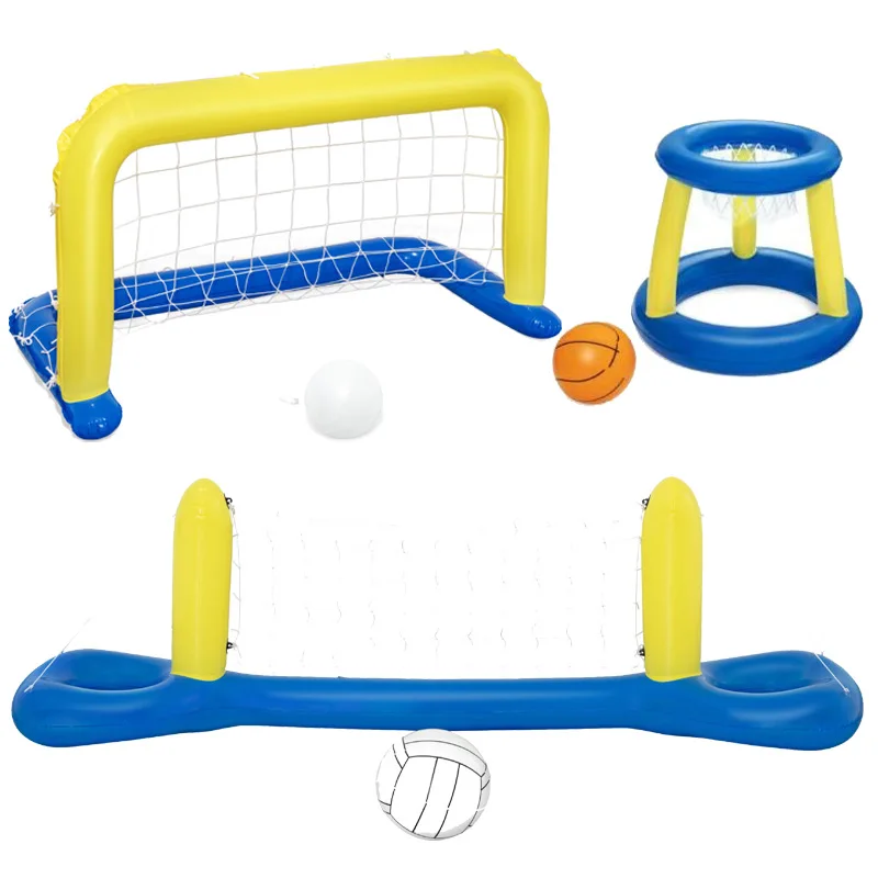 Outdoor-Schwimmbad Zubehör aufblasbare Ring werfen Ferrule Spiel Set schwimmende Pool Spielzeug Strand Spaß Sommer Wasserspiel zeug