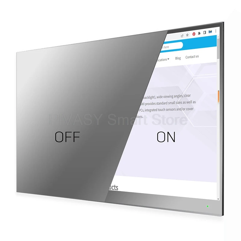 22 Polegada dispositivo de publicidade montado na parede tela hd monitor de exibição de tv para banheiro inteligente espelho de negócios led chuveiro à prova dwaterproof água