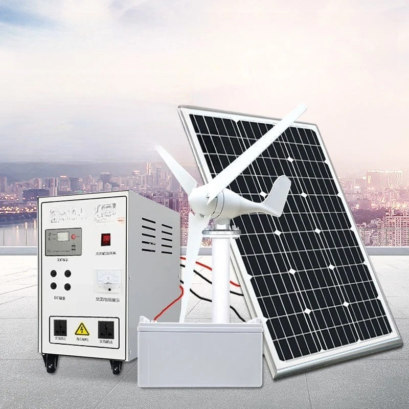 

Solar power generation system, household 5000W wind power generation, wind and solar complementary, good things to share
