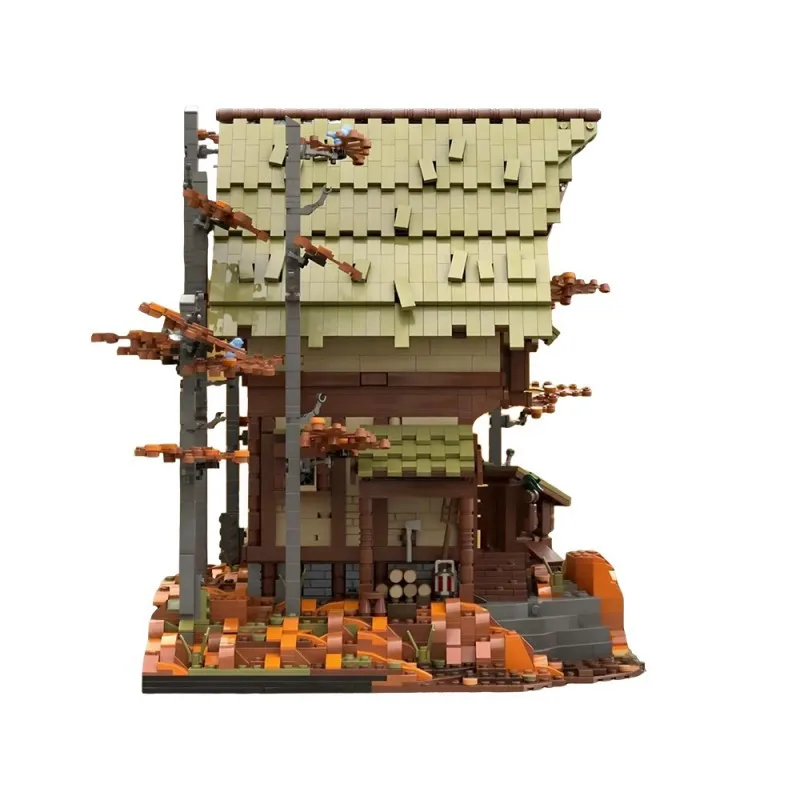 

MOC Medieval Miniature Building Block Model Puzzle DIY Creative Bricks Kids, Hobby Collection Gifts