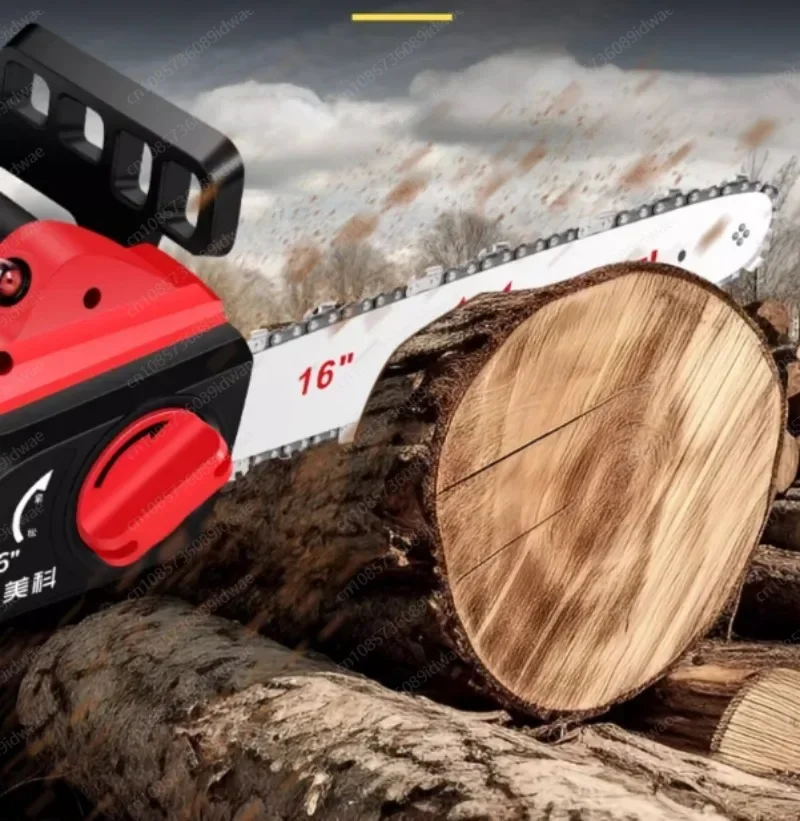 16 Inch Plug-in Electric Chain Saw 220v Chain Saw Household Small Handheld Firewood Saw Tree Artifact