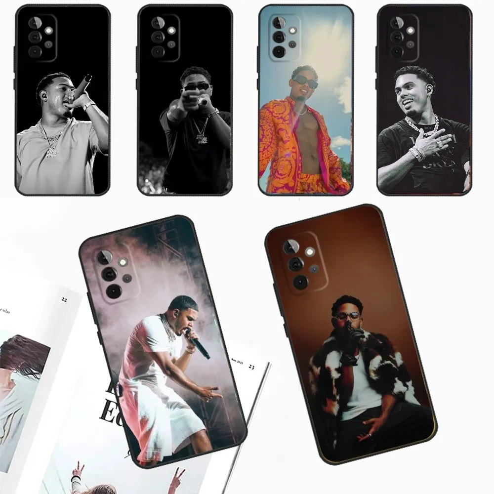 M-Myke T-Towers Ganga Phone Case For Samsung Galaxy A13,A21s,A22,A31,A32,A52,A53,A71,A80,A91 Soft Black Phone Cover