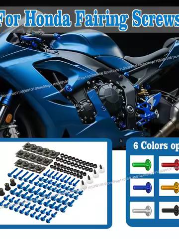 For Honda CB650R CB500R CBR600RR CBR900RR CBR929RR CBR1000RR CBR 600RR 900RR 929RR 1000RR Motorcycle Fairing Bolts Kit Screws
