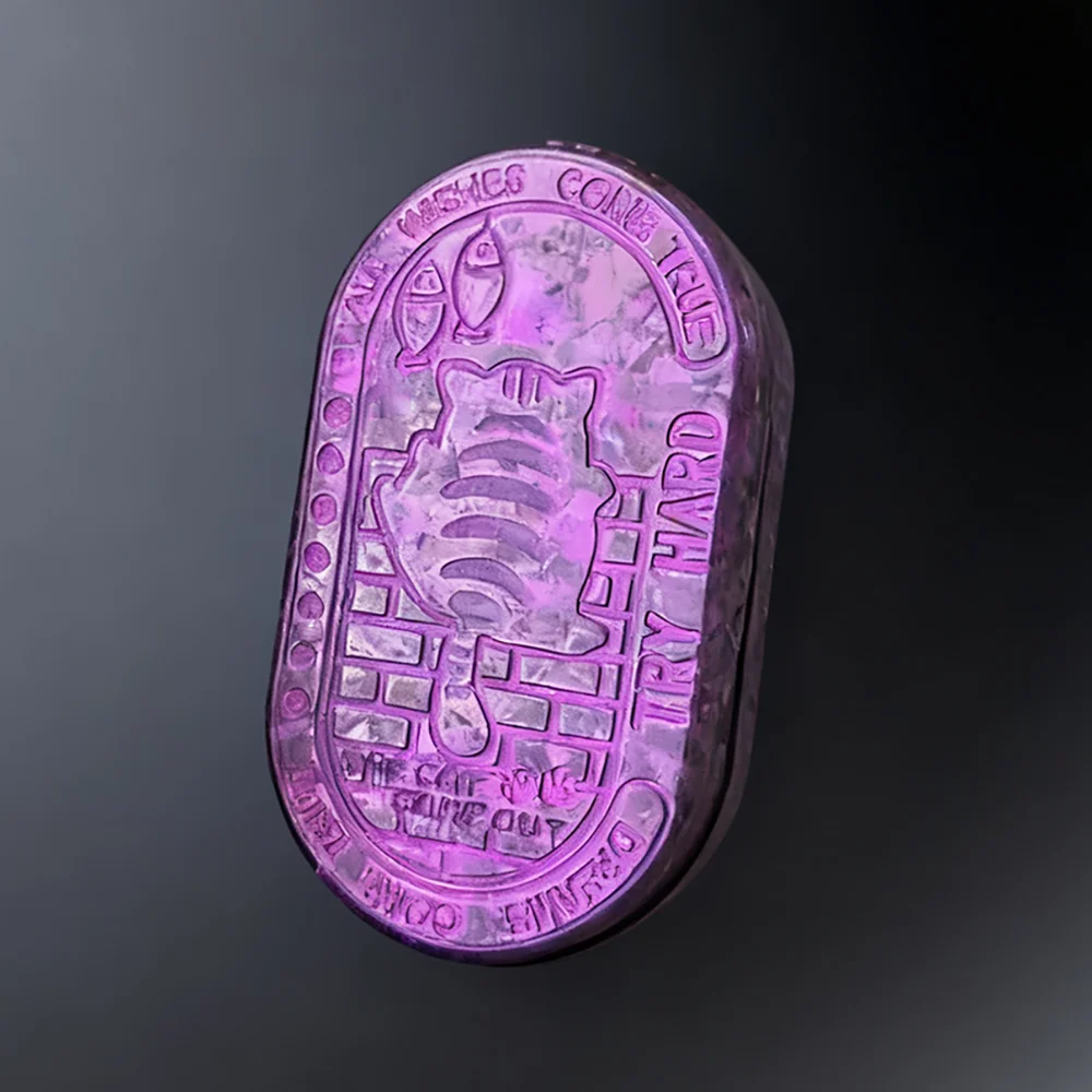 FZ EDC F2.8 كريستال التيتانيوم تململ المنزلق ألعاب متململة للبالغين دفع الشعور المنزلق التصاميم الأصلية أدوات تخفيف القلق