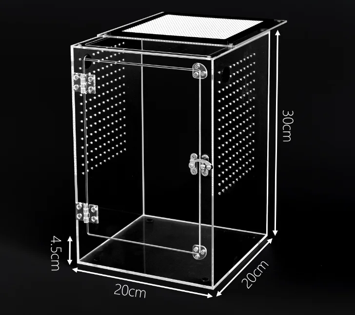 boitier-pour-reptiles-en-acrylique-habitat-durable-a-ouverture-frontale-ideal-pour-geckos-crestes-gargoyle-geckos-grenouilles-d'arbre