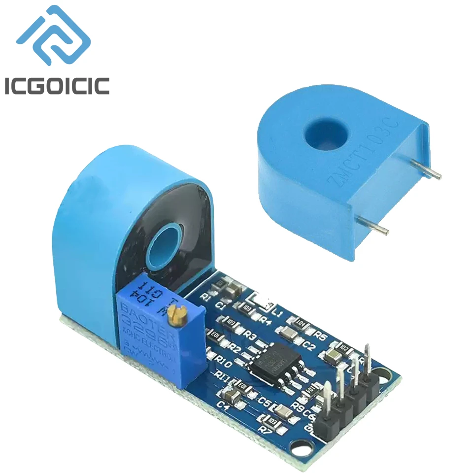 ZMCT103C 5A Range Single Phase AC Active Output Onboard Precision Micro Current Transformer Module Current Sensor