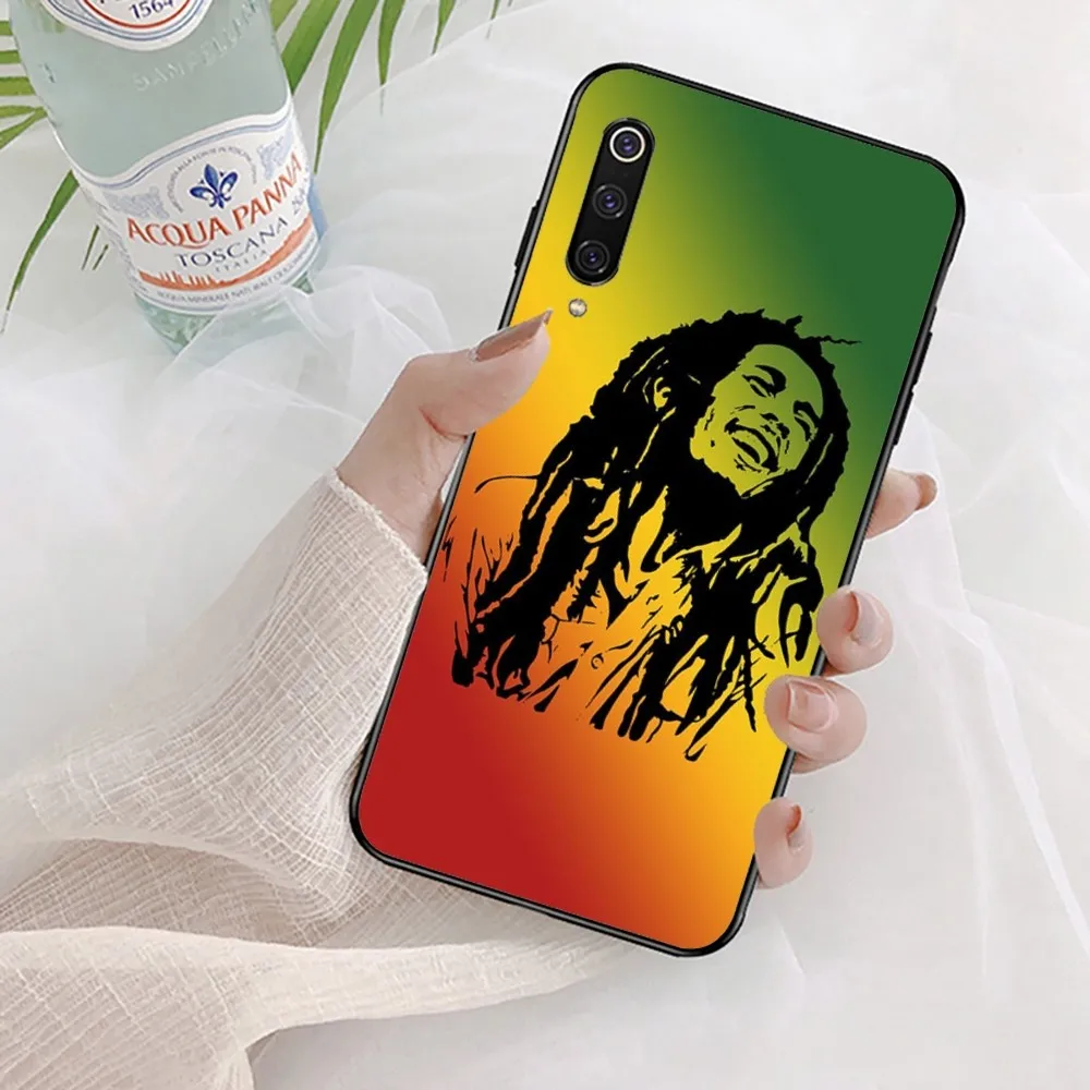 B-bob M-marley TTPU Phone Case For Xiaomi Mi 5X 8 9 10 11 12 Lite Pro 10T PocoX3pro PocoM3 Note 10 Pro Lite