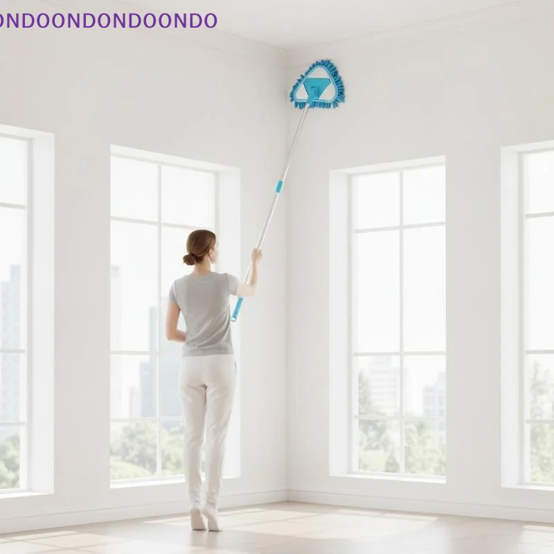 Ceiling Mop Long Handle Floor Cleaning Rotating Triangle Mop Wet And Dry Mop