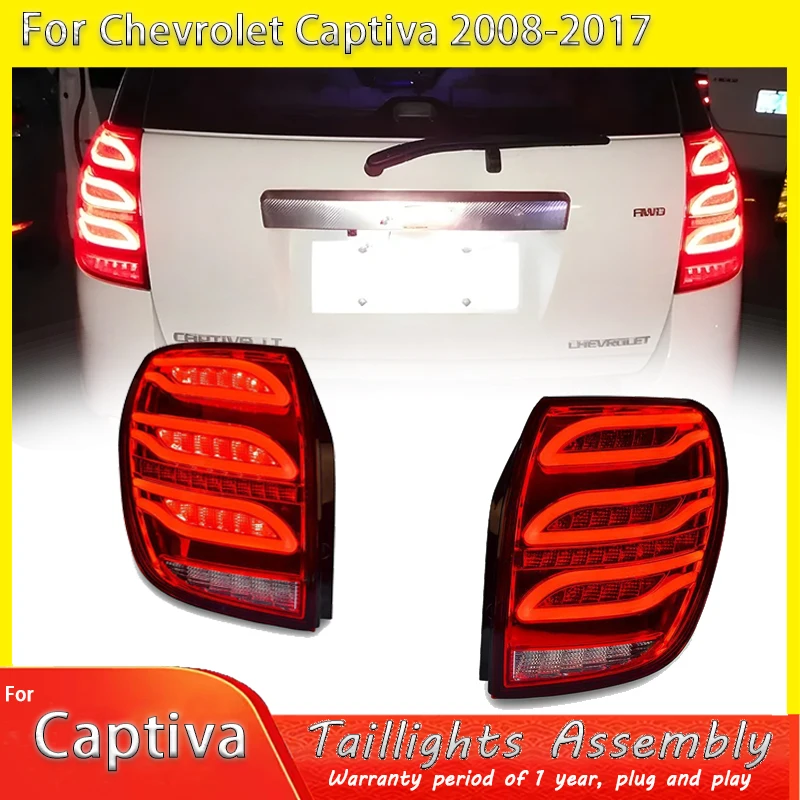

Стайлинг автомобиля для Chevrolet Captiva задние фонари 2008-2019 новый светодиодный задний фонарь Kaptiva DRL сигнальный тормоз задний ход автоаксессуары