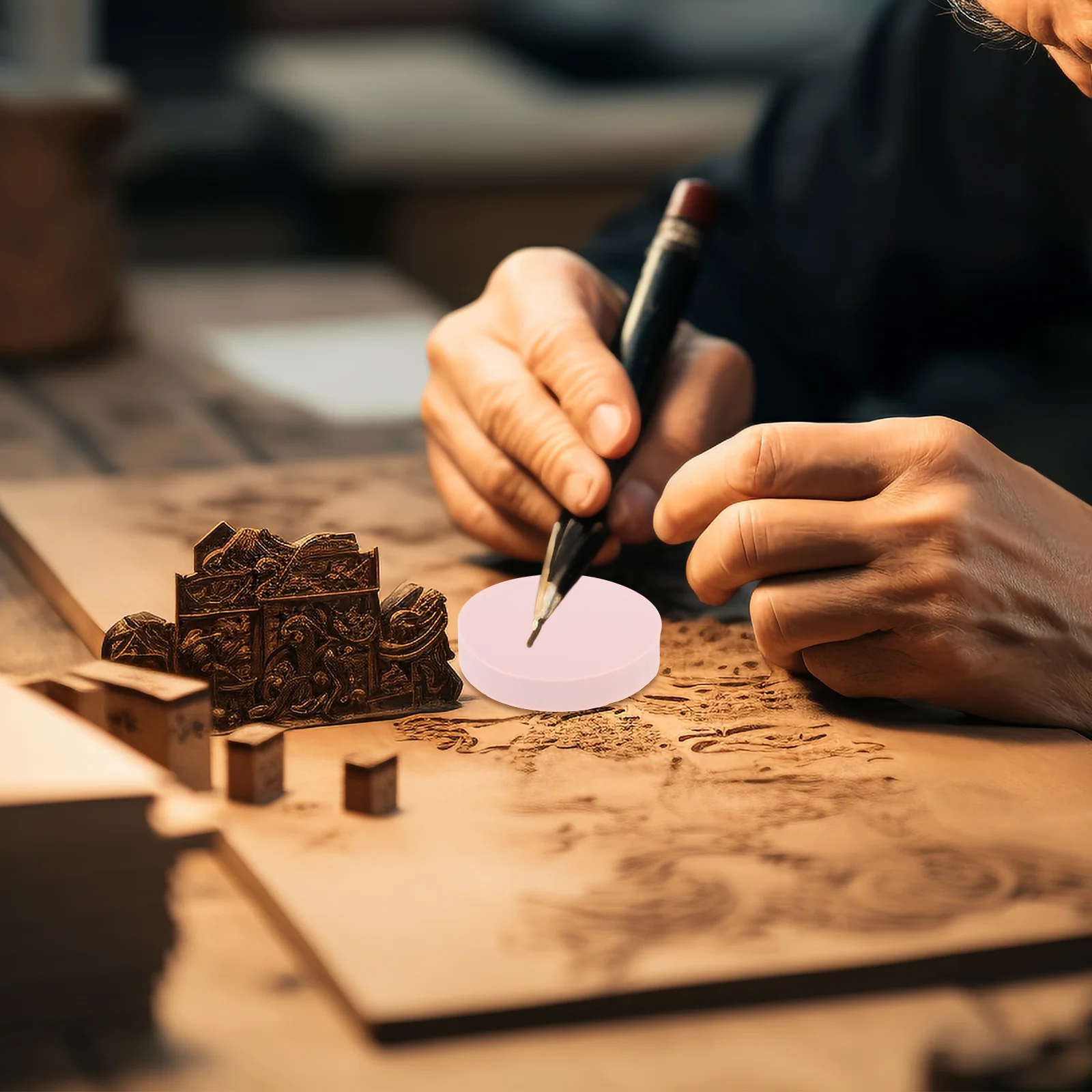 

24pcs Diy Carving Rubber Blocks Professional Flexible Rubber Stamps For Craft Making Portable Stamp Material Handmade Art