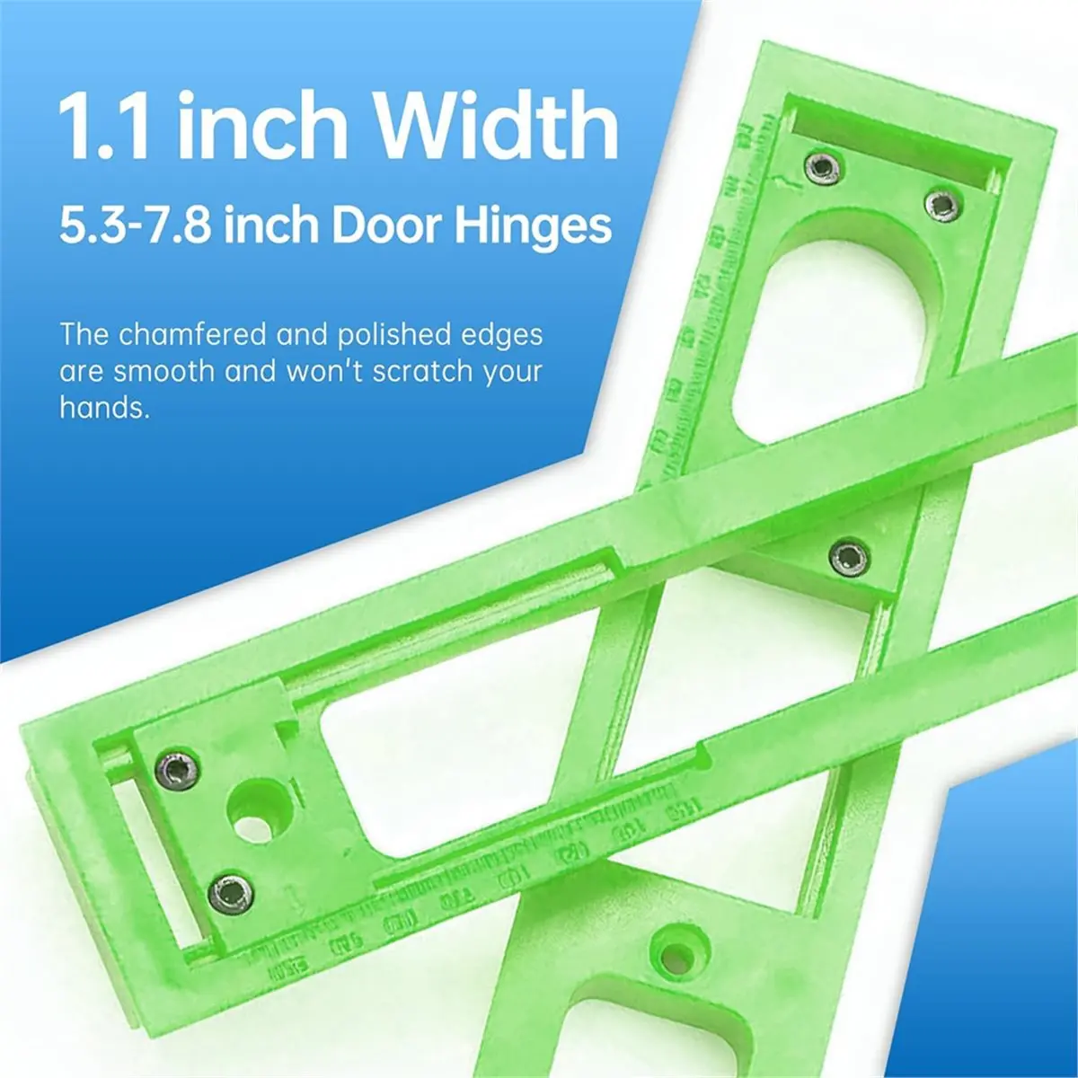 Slotting Cutter Concealed Hinge Router Templates Convenient Slotting Template Tool for 5.3-7.8 Inch Door Hinges