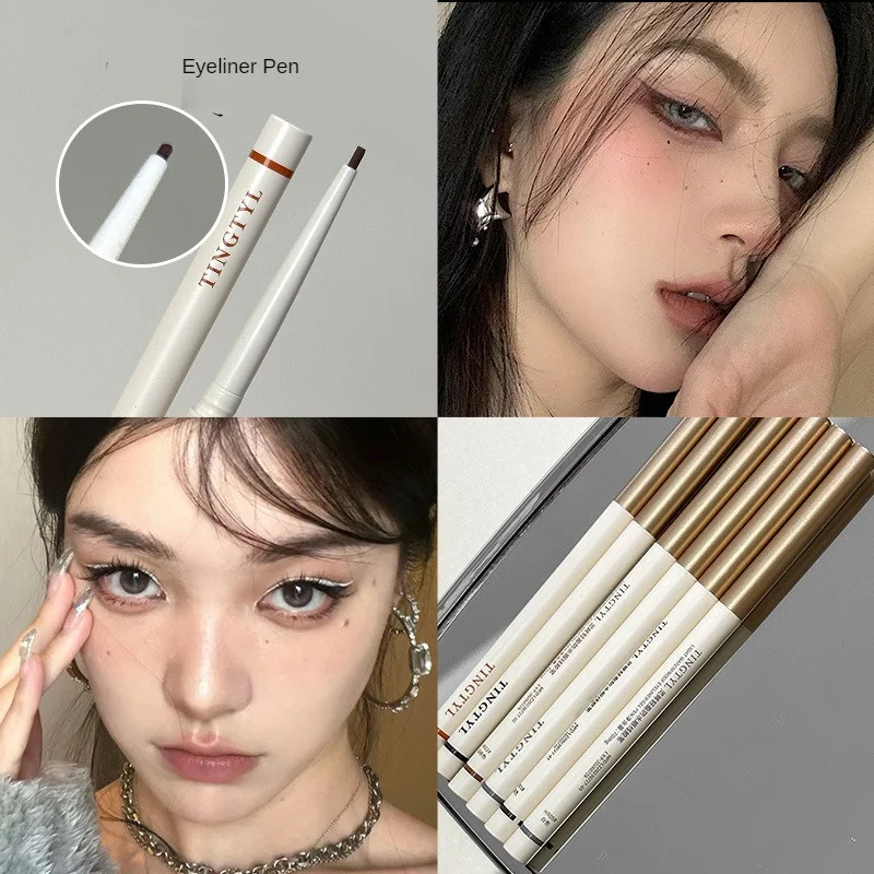 Eyeliner Gel Pen Precise Application Elegant Remove Eyeliner Easily Chromogenic Gel Pen Waterproof Eyeliner Gel Pen Need