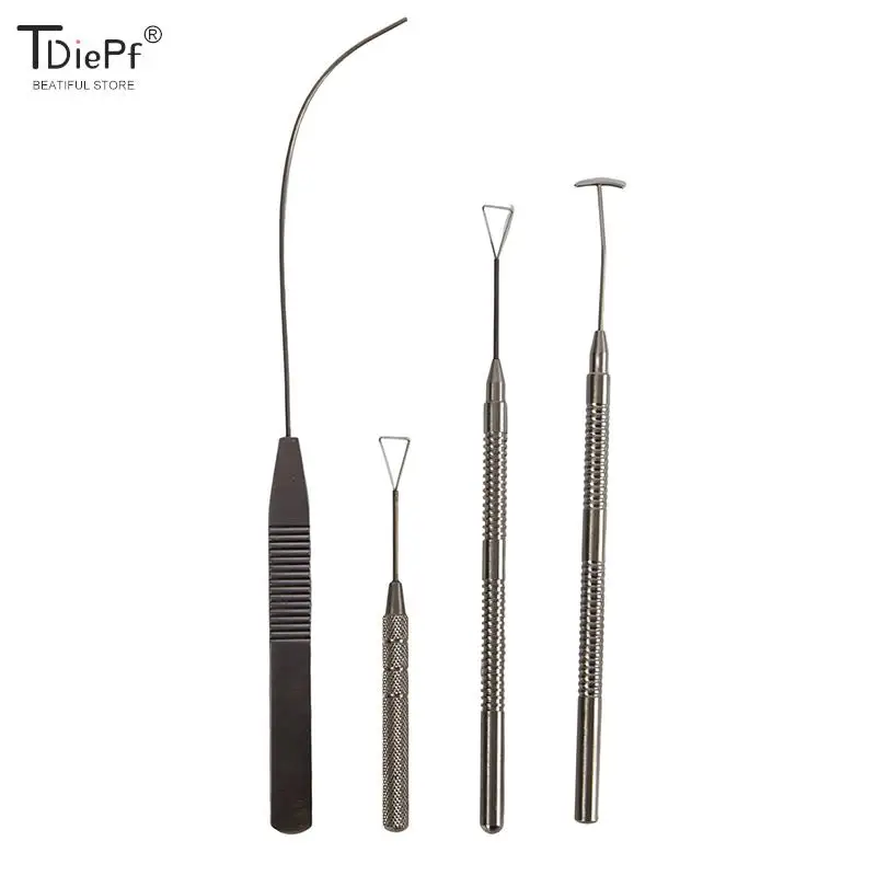 Double Eyelid Tools Double Eyelid Designer Simulator U-Shaped Stainless Titanium Alloy T Shaped Designer Ophthalmic Instrument