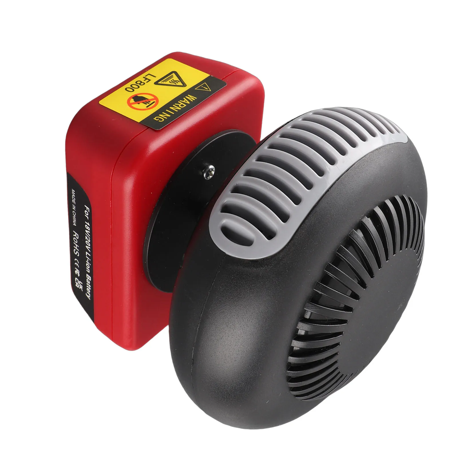 Battery Powered Heater Portable Heating Fan Multi Purpose Cordless Space Heater 2 Gears Temperature Settings 360 Degree Rotation image 6